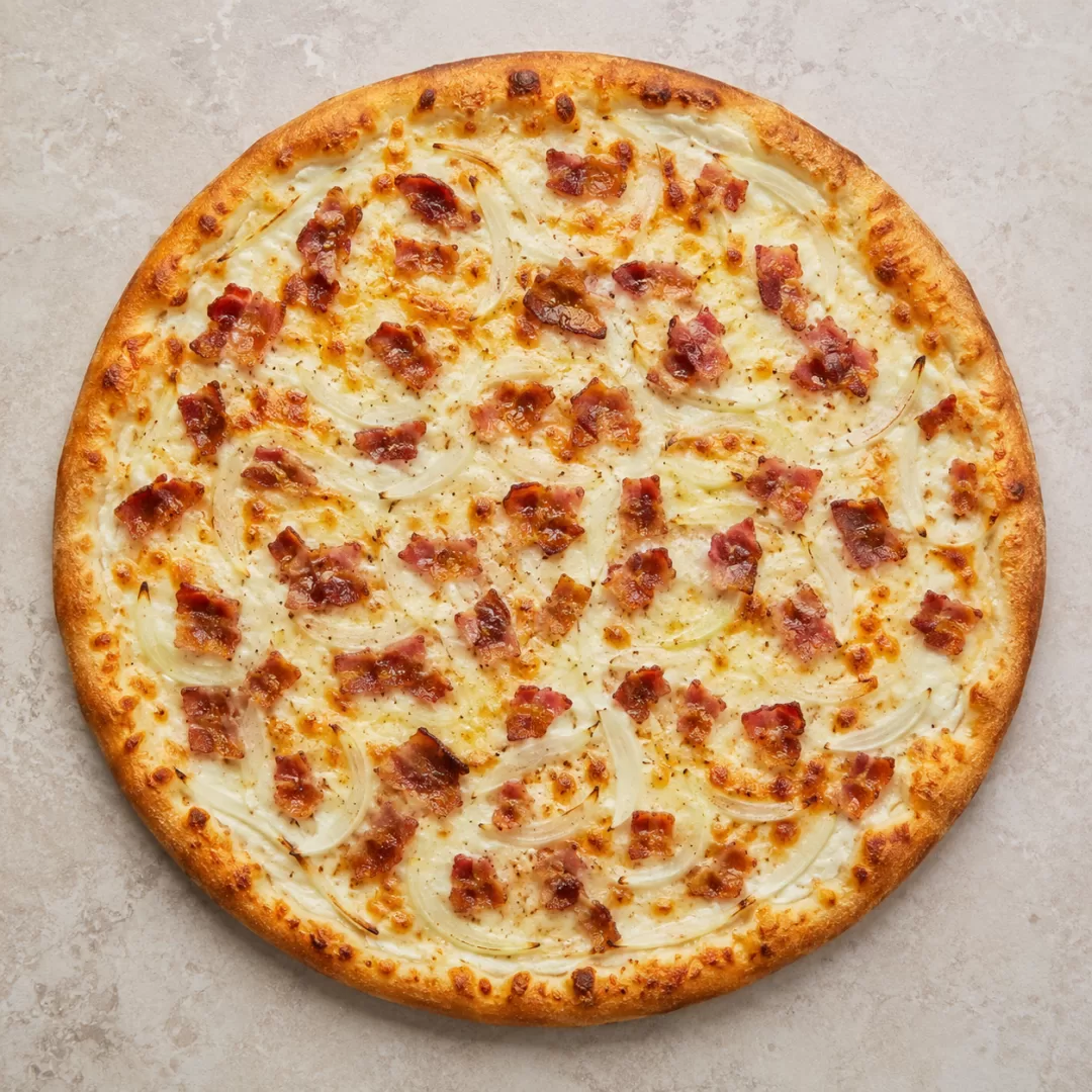 Pizza carbonara